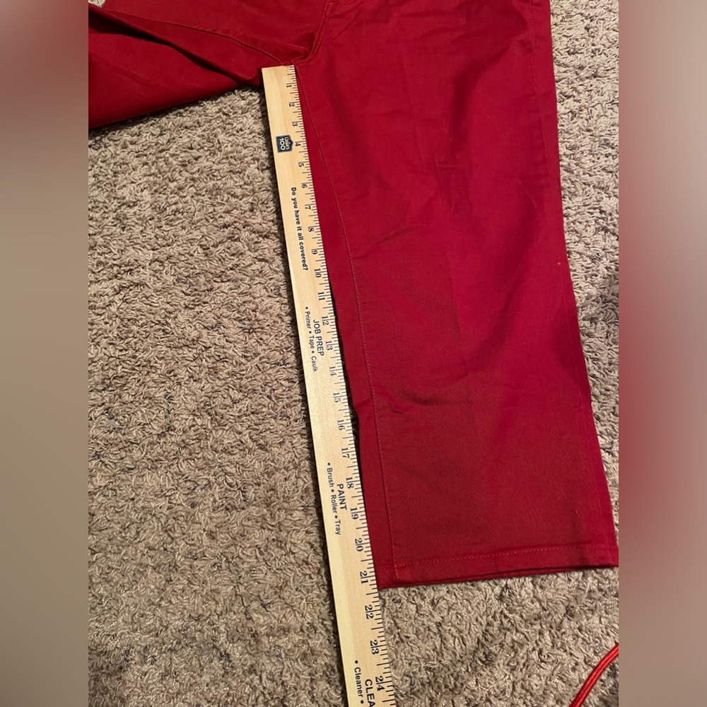 ♥️ NWT~COLDWATER CREEK ♥️Natural Fit Capris Copper/Rust color in SZ:12 Brand New - Picture 5 of 13